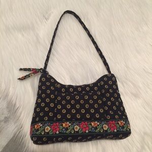 Vera Bradley vibrant black purse